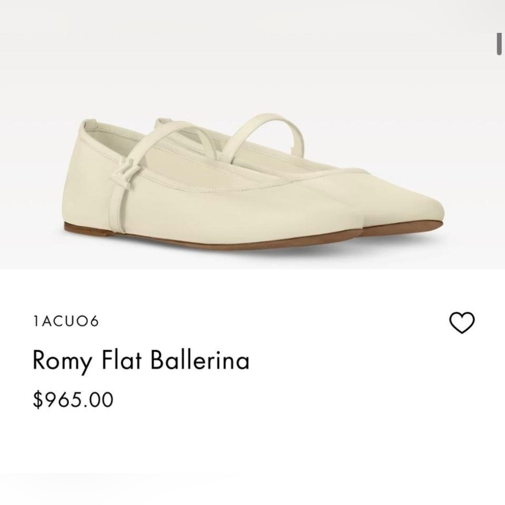 Authentic Louis Vuitton Romy Ballerina Flats NWOT EU 35.5 - Picture 7 of 8